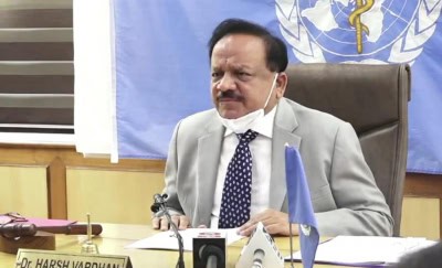 सांसद अखिलेश सिंह ने हर्षवर्धन से किया बिहार का दौरा करने का आग्रह