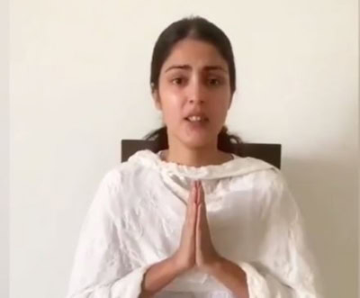 रिया चक्रवर्ती ने वीडियो जारी कर कहा : सत्यमेव जयते, सच सामने आएगा