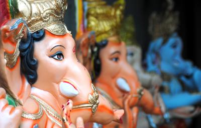 महाराष्ट्र ने बारिश और कोविड के कहर बीच किया गणपति बप्पा का स्वागत