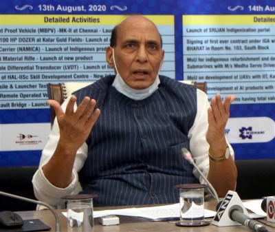 किसी ने भारत पर हमला किया तो करारा जवाब दिया जाएगा : राजनाथ