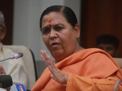 मप्र में उप-चुनाव राष्ट्रवाद और राष्ट्रविरोधियों के बीच : उमा भारती
