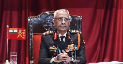 आतंकवाद को लगातार बढ़ावा दे रहा पाकिस्तान : जनरल नरवणे