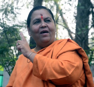 भाजपा शासित राज्यों में शराबबंदी हो : उमा भारती