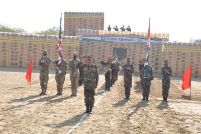 राजस्थान में भारत-अमेरिका का संयुक्त युद्धाभ्यास शुरू