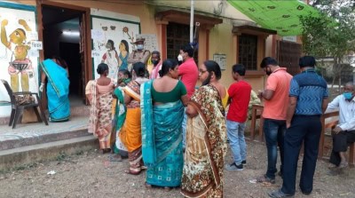 बंगाल के तीसरे चरण में मतदान प्रतिशत लोकसभा चुनाव से बेहतर