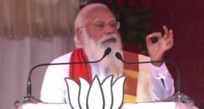 तमिलनाडु चुनाव : मोदी ने मदुरै में द्रमुक-कांग्रेस पर साधा निशाना