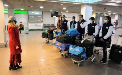 भारतीय महिला टेनिस टीम बीजेके कप के लिए लात्विया पहुंची