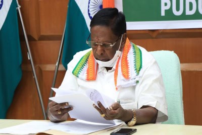 कांग्रेस के नारायणसामी ने पुडुचेरी में हार की जिम्मेदारी ली