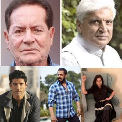 सलीम-जावेद की डॉक्यूमेंट्री फिल्म एंग्री यंग मेन के निर्माताओं में सलमान खान, जोया और फरहान अख्तर